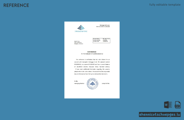 USA Springside Mortgage Referenzbeispiel Vorschau